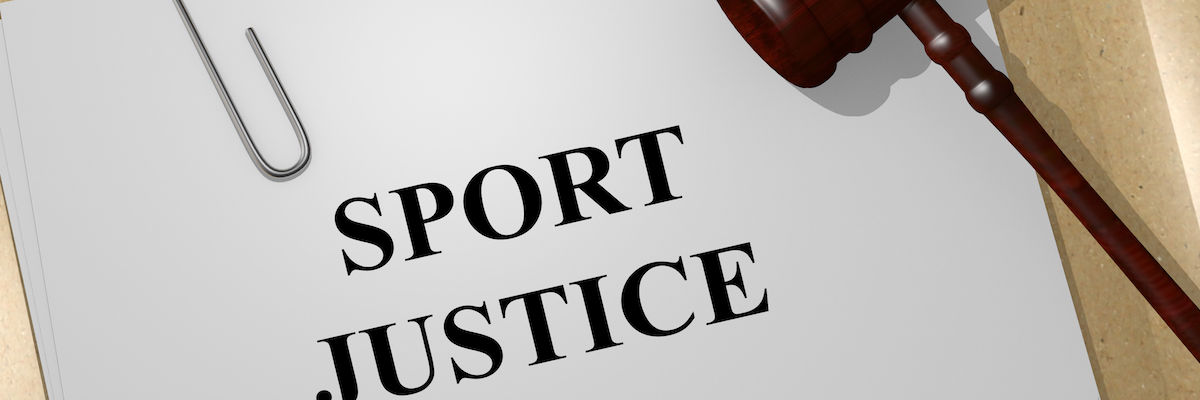Render illustration of Sport Justice Title On Legal Documents